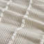 Édredon 100% coton de très grande taille - taupe doux et blanc, détails en chenille, teint surchargé, teintes blanches, vapeur-127222727