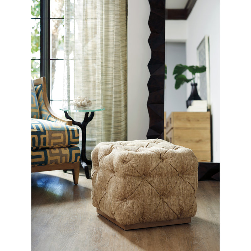 Repose-pieds Los Altos Auburn, Brun / gris