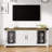 Farmhouse TV Stand For 65/60/55 Inchs, Mid Century Modern Entertainment Center With Storage Cabinets And Open Shelves, Wood TV Table Media Console For Living Room, Bedroom-591118377
