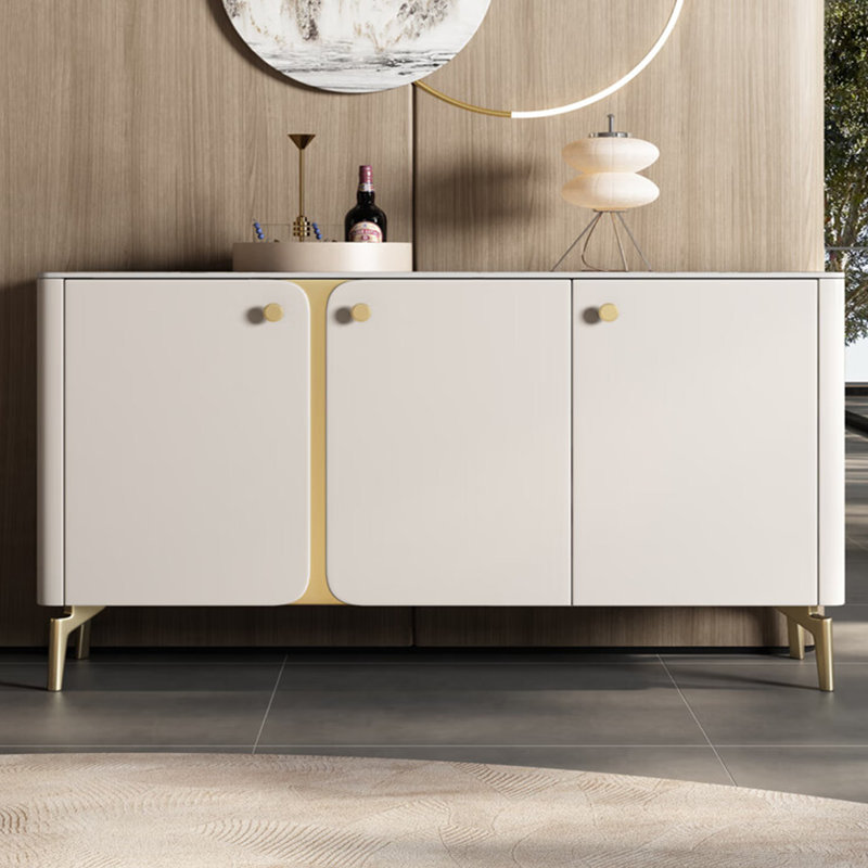 Buffet de luxe américain de style moderne et léger, 32.3" H x 59" W x 15.7" D