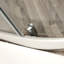 Porte de douche 36 po x 72 po, cabine de douche encadrée en chrome, 1/4 po (6 mm)