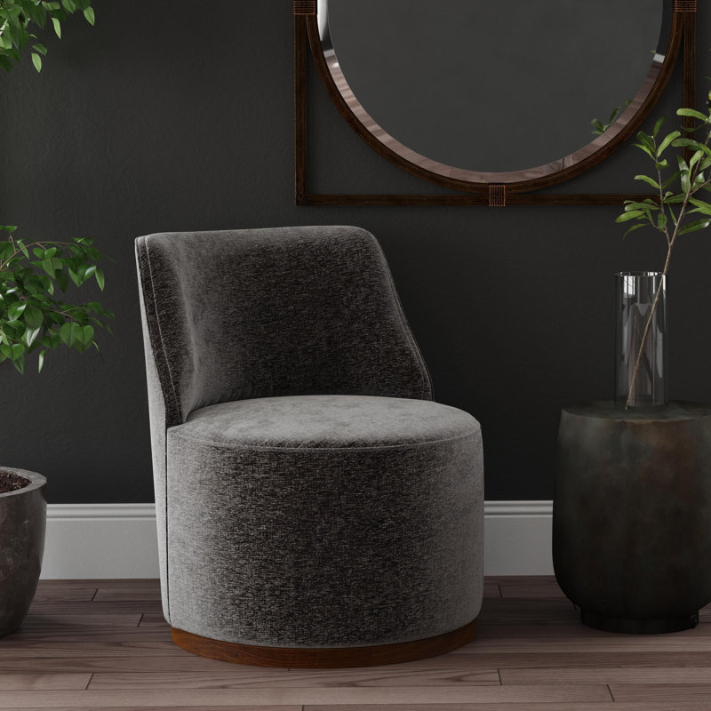 Fauteuil de chambre pivotant rembourré Brooks