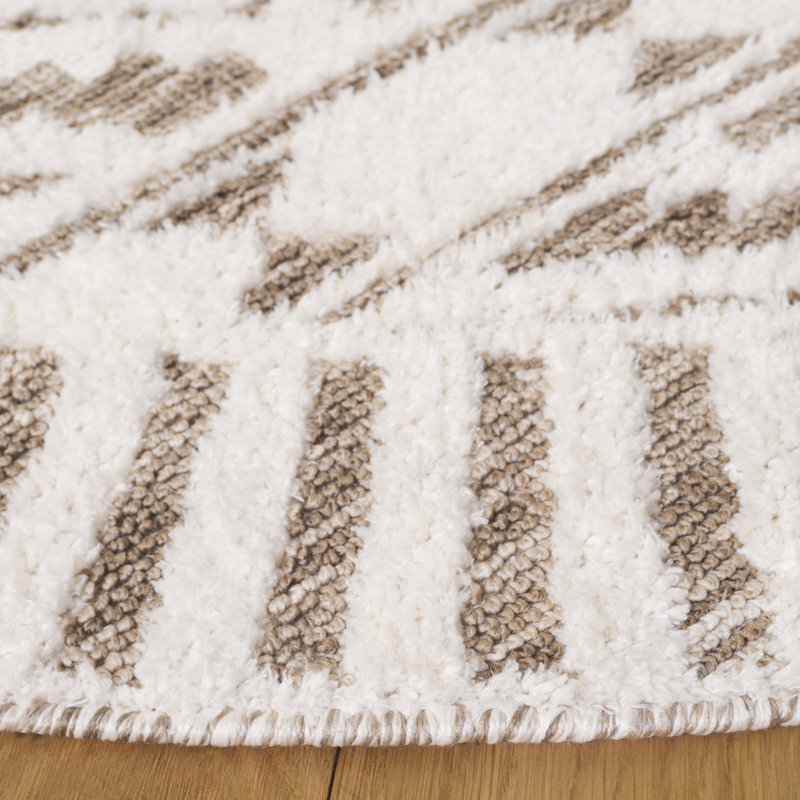 Bouley Tufted Performance Southwestern Rug, Round 6'