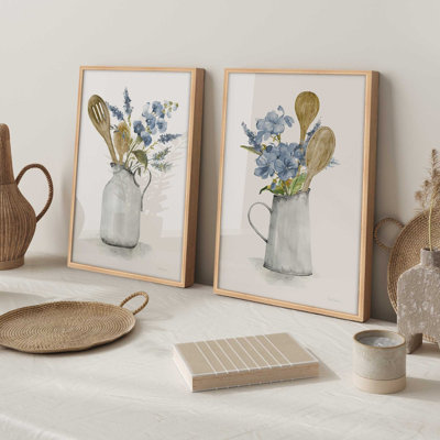 Blooms and Spoons Set of 2 Prints