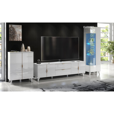 Azzurro Unfinished Entertainment Centre for TVs up to 75"