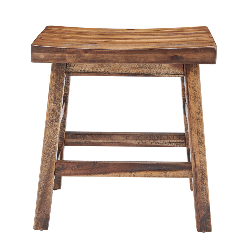 Solid Wood Counter Stool, Short Stool (20" Seat Height)