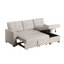Canapé modulaire rembourré avec méridienne-1742809747