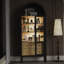 Armoire double en bois massif gris foncé Shaker-345425292