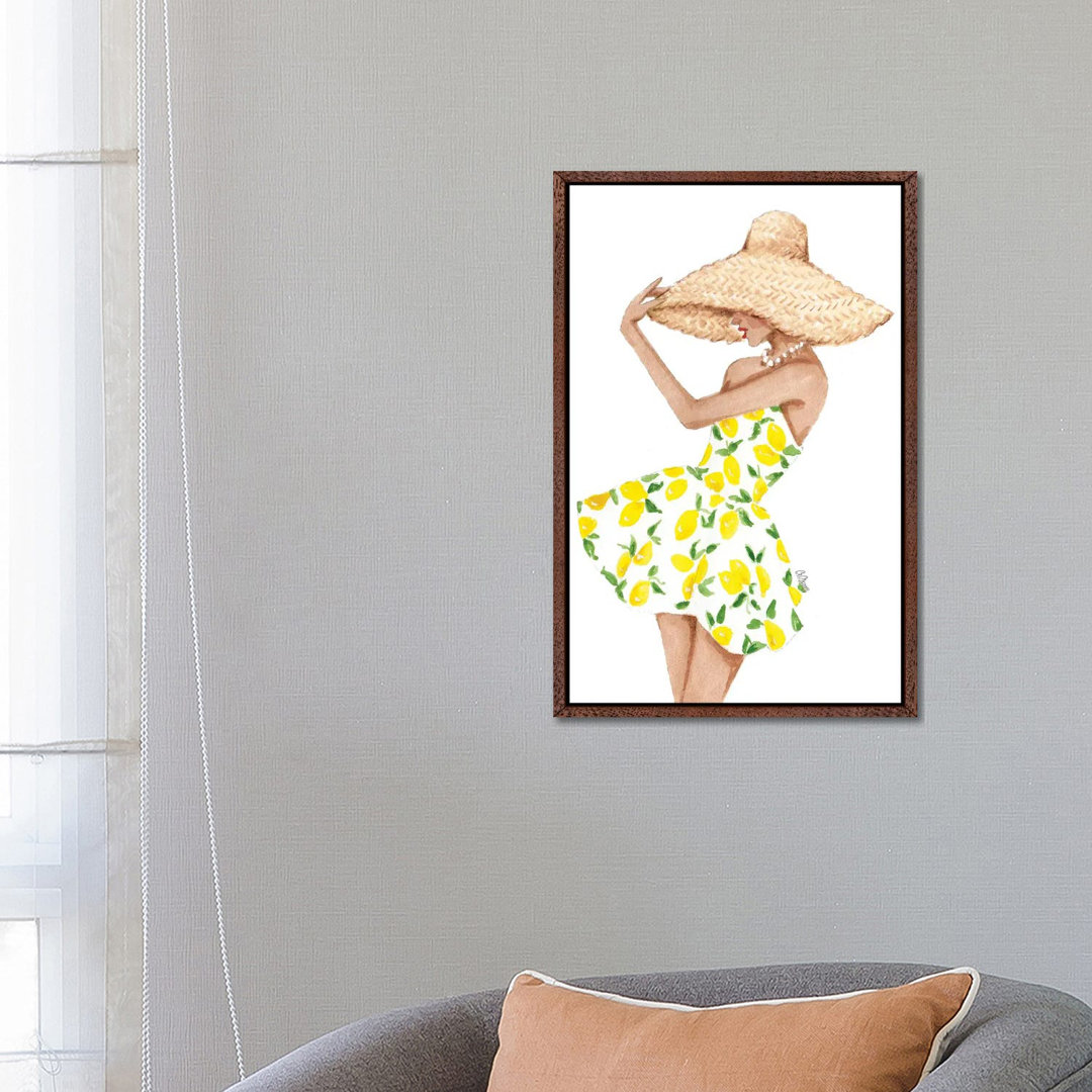 Lemon Dress von Style Of Brush - Gallery-Wrapped Canvas Giclée on Canvas