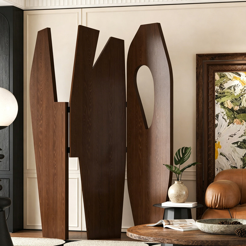Paravent Mid-Century, H 78,74 po x l 70,87 po x P 0,79 po
