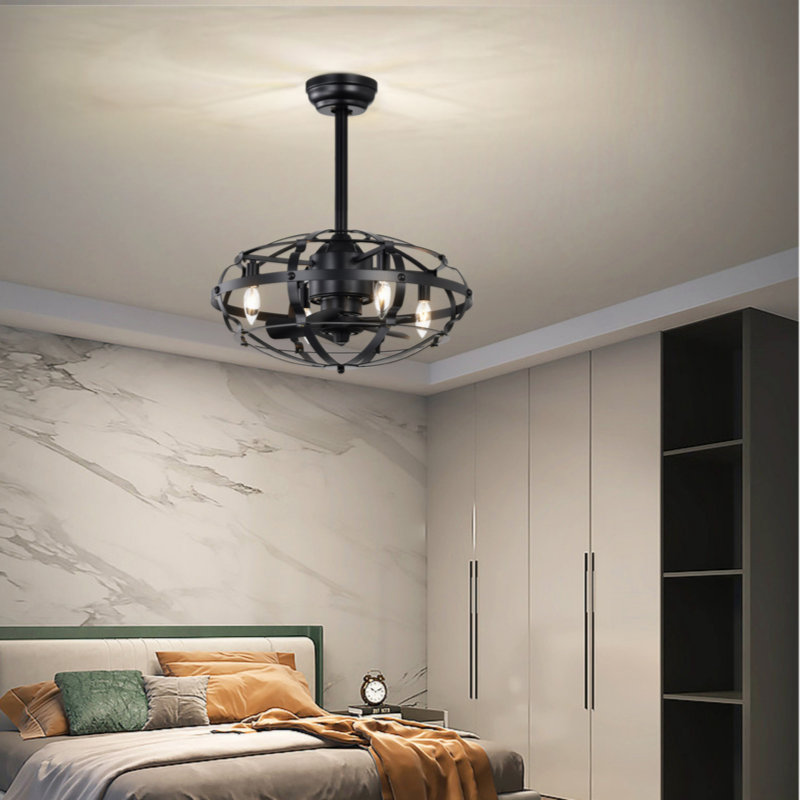 Ventilateur de plafond avec ensemble d'éclairage Kawaun