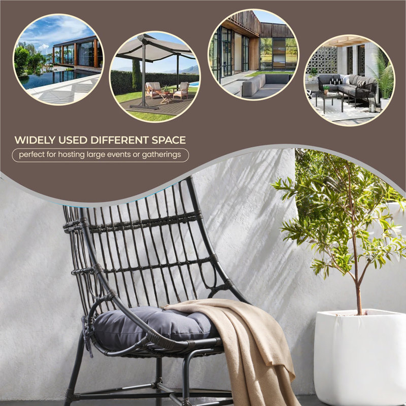 CHAISE ELON COCOON, Bleu