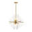 6 - Light Modern Sputnik Sphere Glass Tube Chandelier