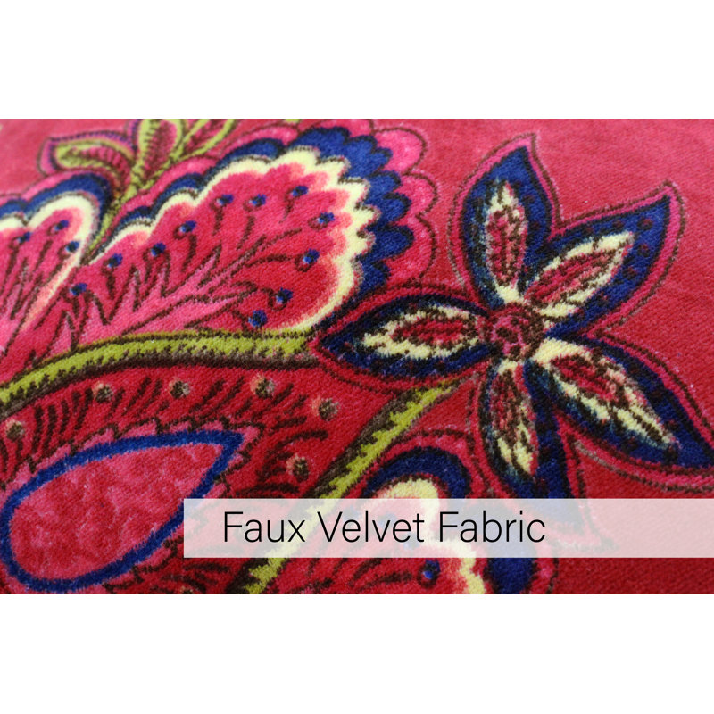 Malisa Paisley Square Cushion Cover, Pomegranate