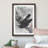 Crow on a Branch by Kawanabe Kyosai - Picture Frame Painting Print on MDF-55490466-55490467