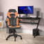 Fauteuil de jeu Katilyn avec roulettes et accoudoirs relevables - LeatherSoft-1826297572