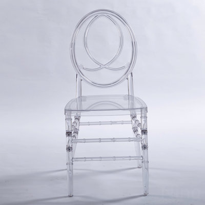 Chaise de mariage, chaise de salle à manger, ensemble de 4, siège en plastique