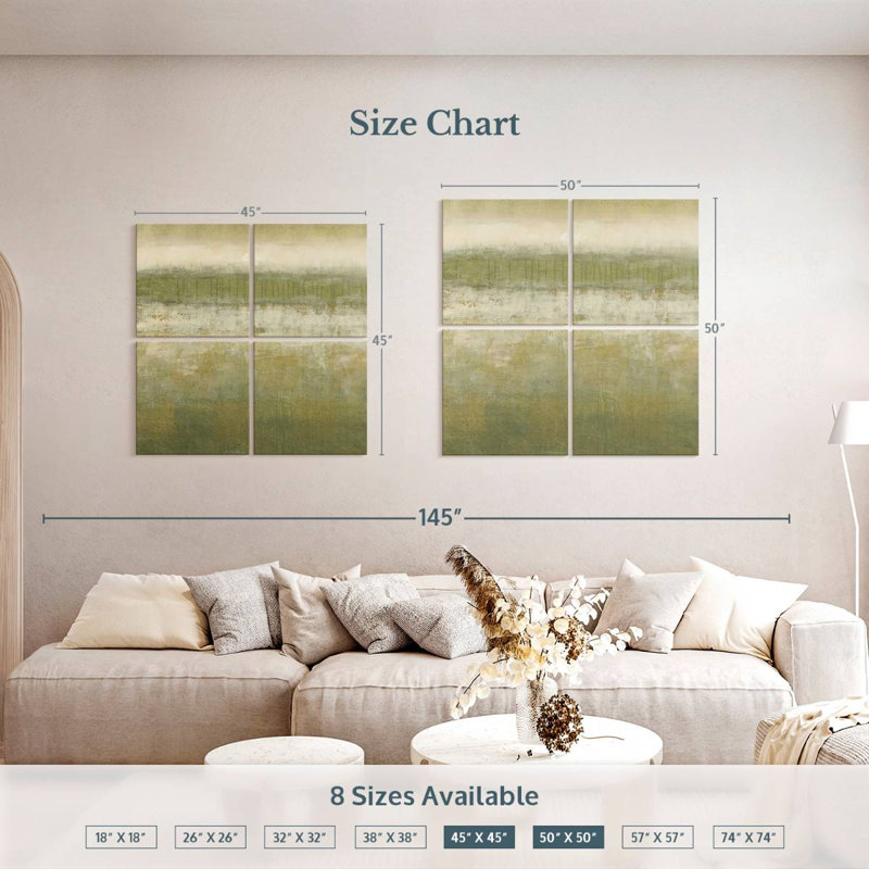 Avery Tranquil Glow II, 50" H x 50" W