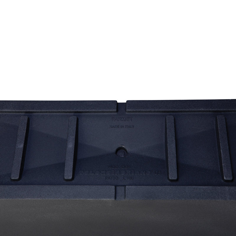 Rectangle 39 pi x 18,5 po, anthracite foncé, Gris foncé