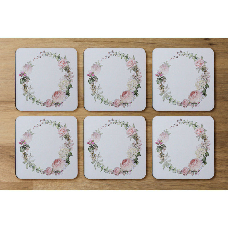 Square 6 Piece Coaster Set