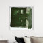 Moss Green, aquarelle abstraite «Cloudy Dream», peinture encadrée par Oliver Gal