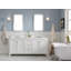 Bernardo Queen 72" Sink Carrara Quartz Countertop Bath Vanity with Faucet-358067045-358066331