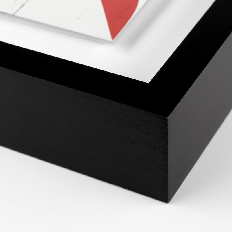 Mirbel Print by Bangbouh Studio, Black, 40" H x 33" W x 2.5" D