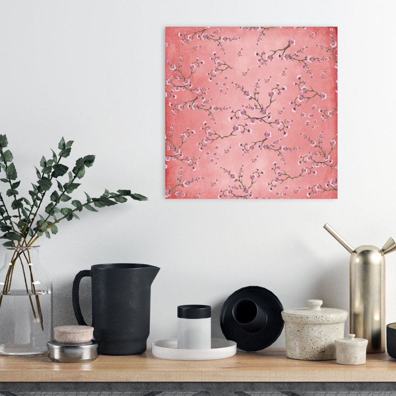 Art mural Sakura, 18" H x 18" W