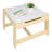 Swinehart Kids 3 Piece Square Play Or Activity Table and Chair Set-1544328363