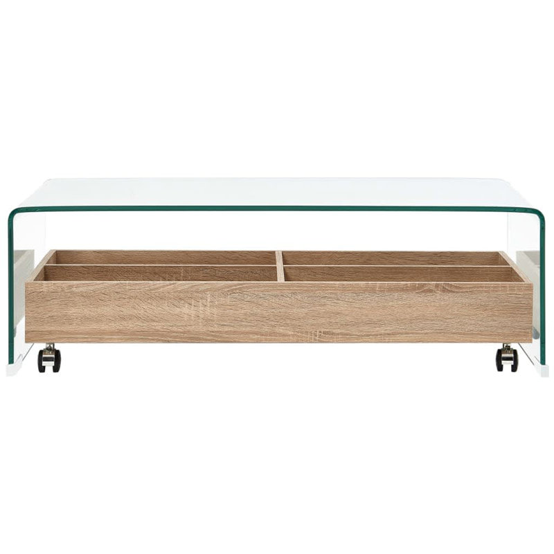 Able Abstract Coffee Table with Storage