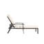 Chaise longue en fonte d'aluminium pour terrasse-590130176