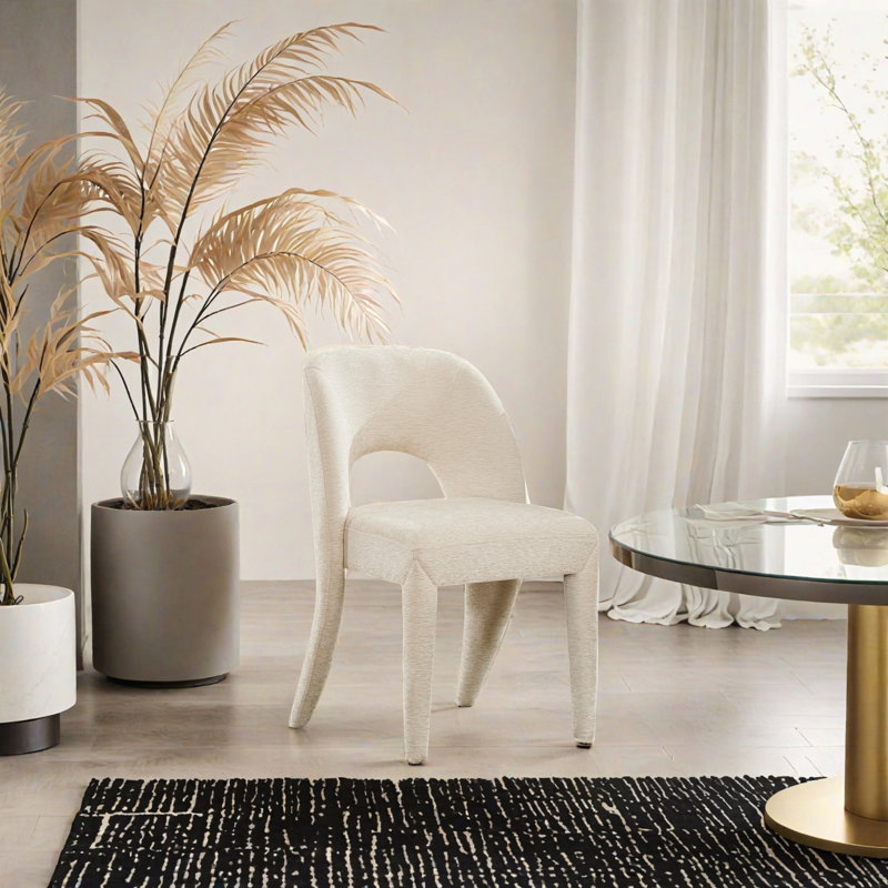 Chaises de salle à manger, Beige, Beige