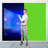 Écran vert 82 po x 84 po rétractable Chroma Key