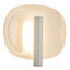 Lustre 9-in White dimmable LED Wall Sconce-1923978505