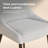 Modern Fabric Upholstered Dining Chairs with Ergonomic Backrest, Golden Metal Legs-1244585197
