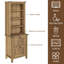 Bibliothèque standard 71 "de haut avec 2 tiroirs (ensemble de 2)-964945348