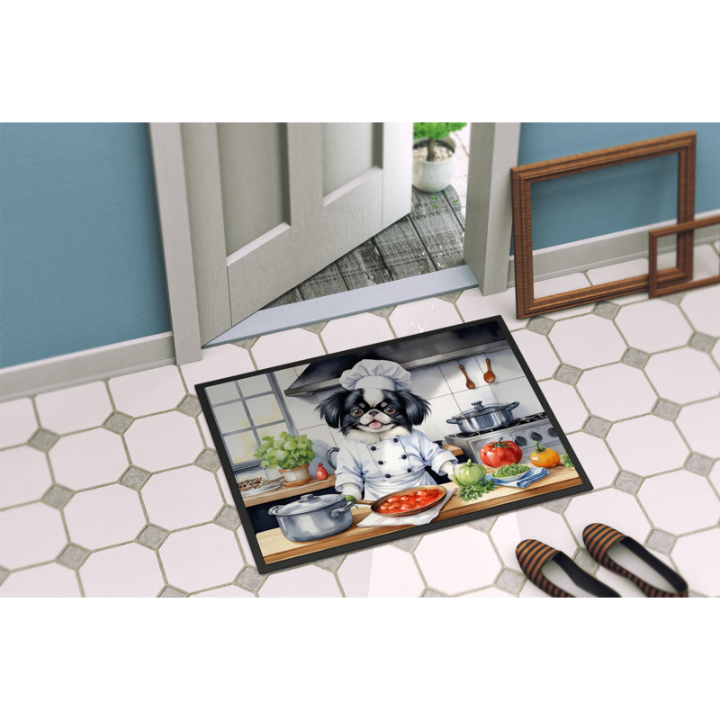 Tapis d'entrée antidérapant Earica, L 18 po x L 27 po