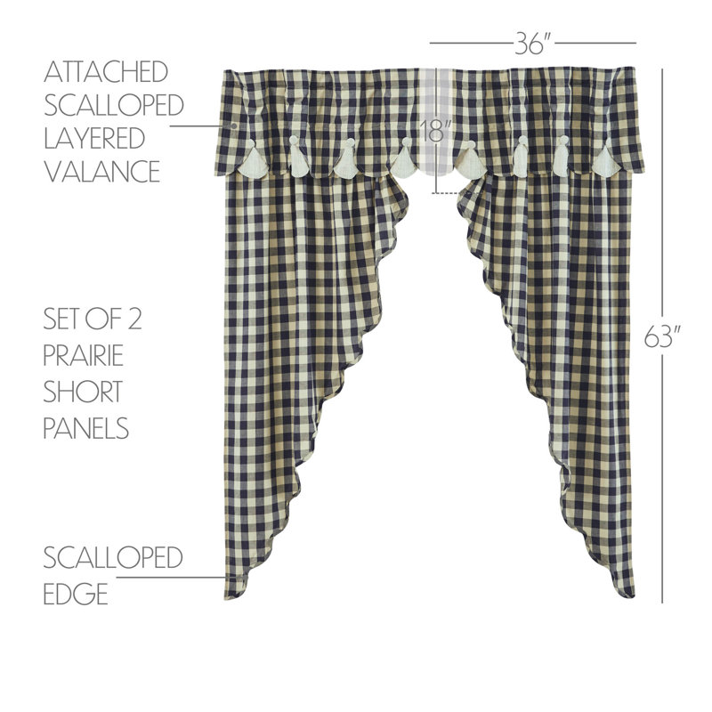Paire de rideaux obscurcissant 100% coton Hirotada