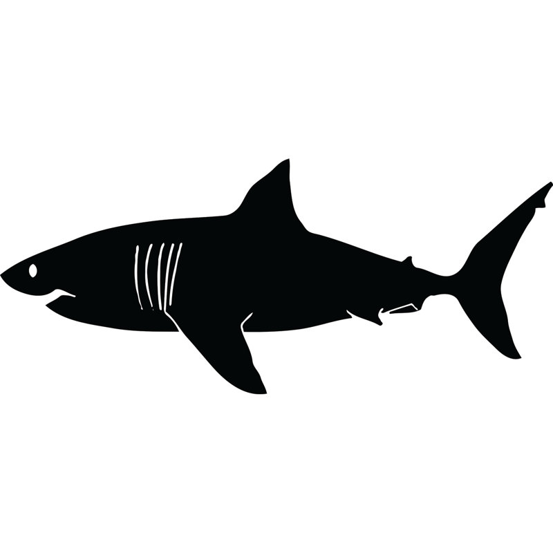 Décalcomanie murale great shark Hao