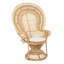 Grand fauteuil Supreme en rotin, naturel