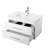 Wall-Mounted Bathroom Vanity with Drawer-683982759