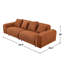 Collection Alfresco recouverte de velours côtelé doux et luxueux-1446339402