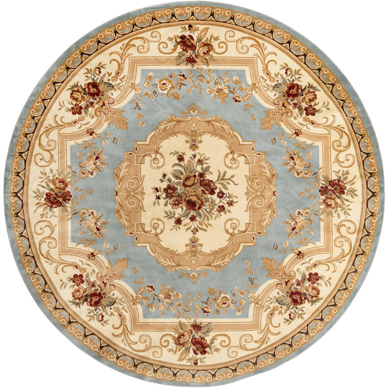 Rabito Oriental Indoor Rug, Round 10'