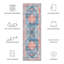 Tapis rouille / bleu Danna Performance-332557807