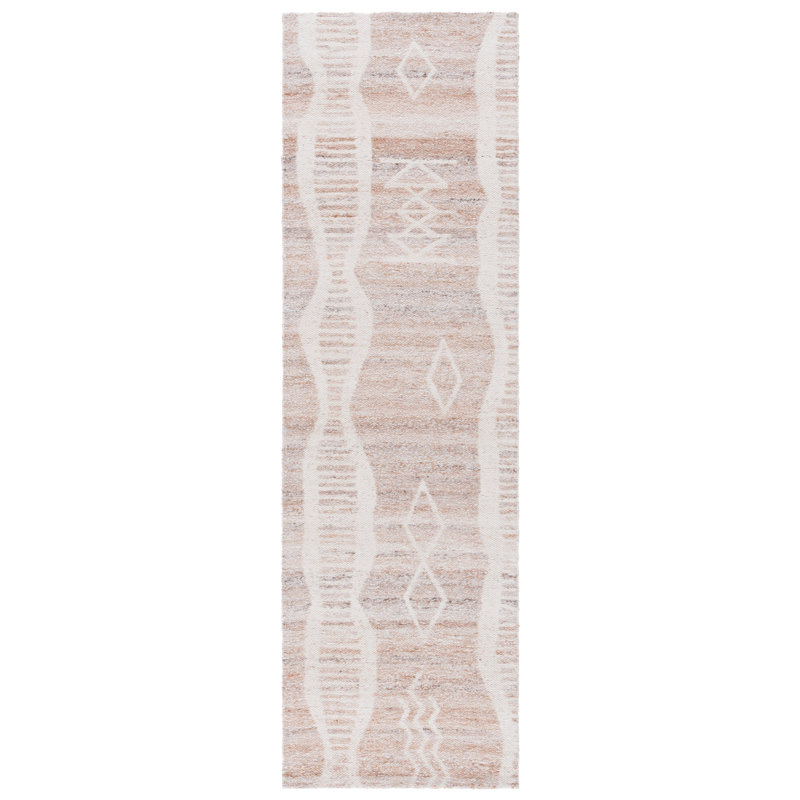 Tapis Sahara 203 en naturel / ivoire, Tapis de couloir 2 pi 3 po x 8 pi