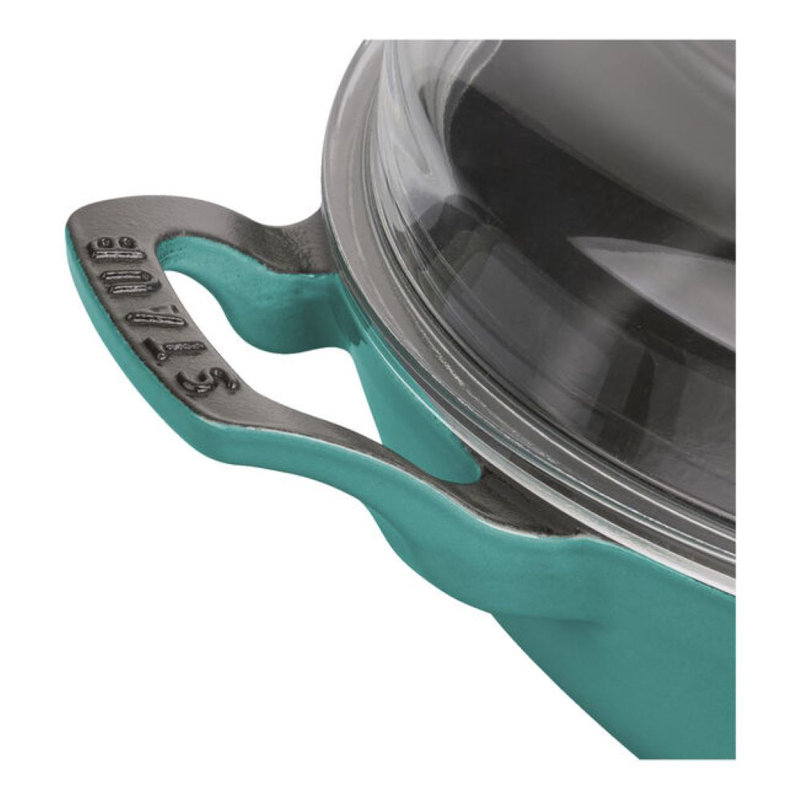 Braisière ronde en fonte 3,5 l Braisers Heritage, Turquoise
