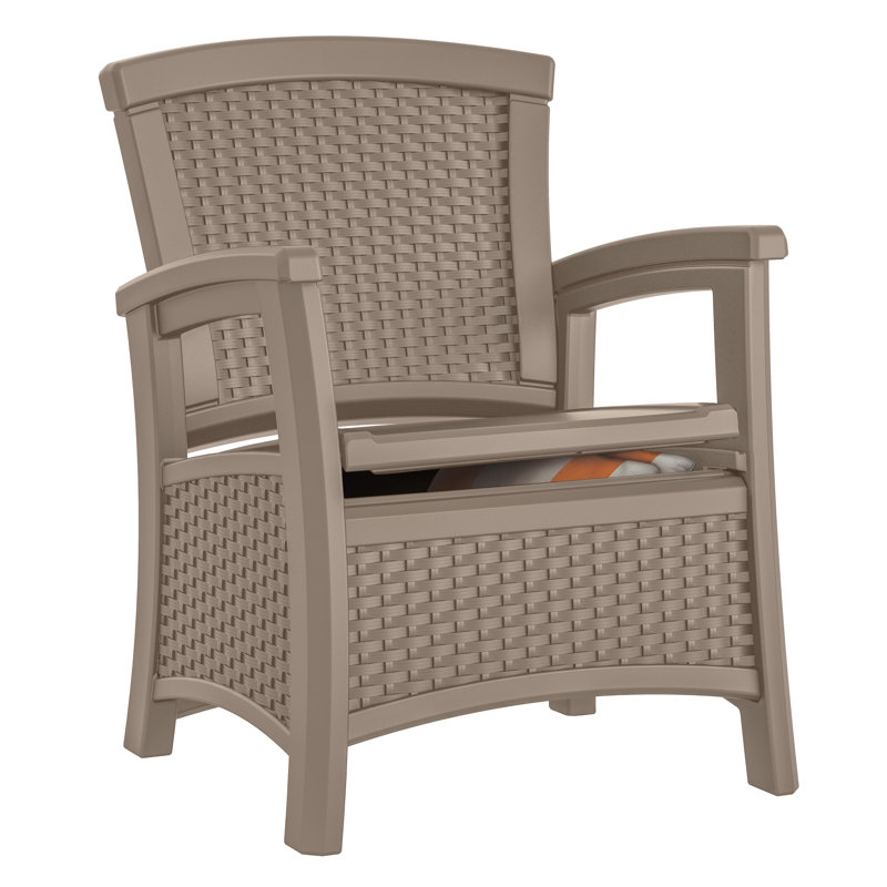 Chaise de patio Elements, Taupe foncé