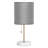 Small Bedroom Lamp with Marble Base and Gold Metal Small Table Lamp Grey-Gold