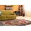Tapis oriental en laine rouge noué à la main-16327758