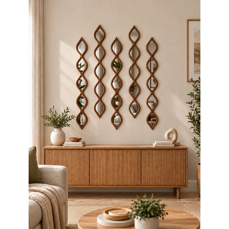Ensemble de miroirs muraux Teardrop